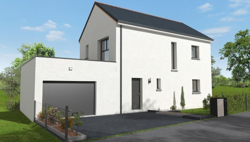Terrain + Maison neuve de 125&nbsp;m² à Locminé