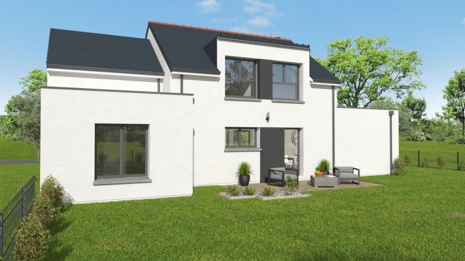 Terrain + Maison neuve de 140&nbsp;m² à Locoal-Mendon