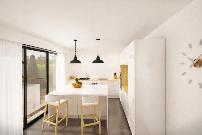 Terrain + Maison neuve de 113&nbsp;m² à Pluneret