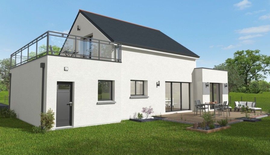 Terrain + Maison neuve de 132&nbsp;m² à Auray