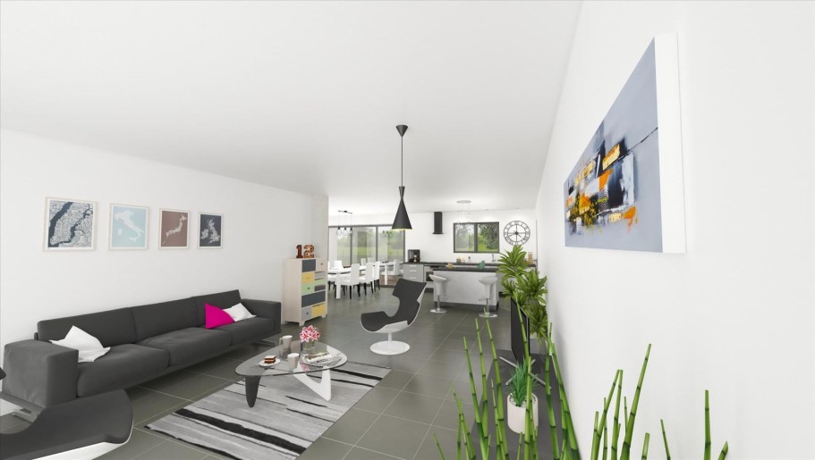 Terrain + Maison neuve de 132&nbsp;m² à Auray