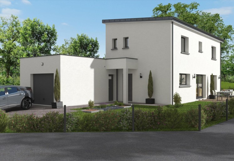 Terrain + Maison neuve de 131&nbsp;m² à Auray