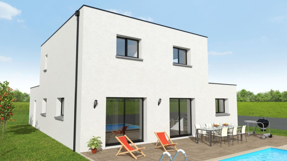 Terrain + Maison neuve de 120&nbsp;m² à Vannes