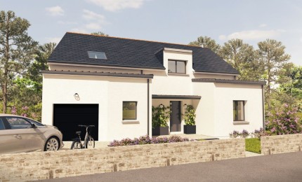 Terrain + Maison neuve de 128&nbsp;m² à Larmor-Baden