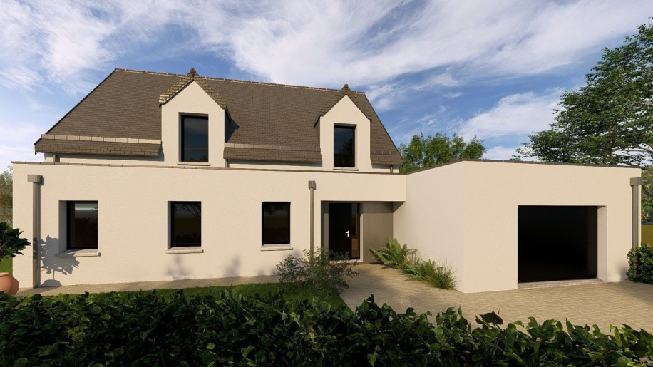 Terrain + Maison neuve de 152&nbsp;m² à Larmor-Baden