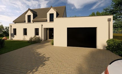 Terrain + Maison neuve de 152&nbsp;m² à Sainte-Anne-d'Auray