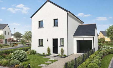 Terrain + Maison neuve de 85&nbsp;m² à Locoal-Mendon
