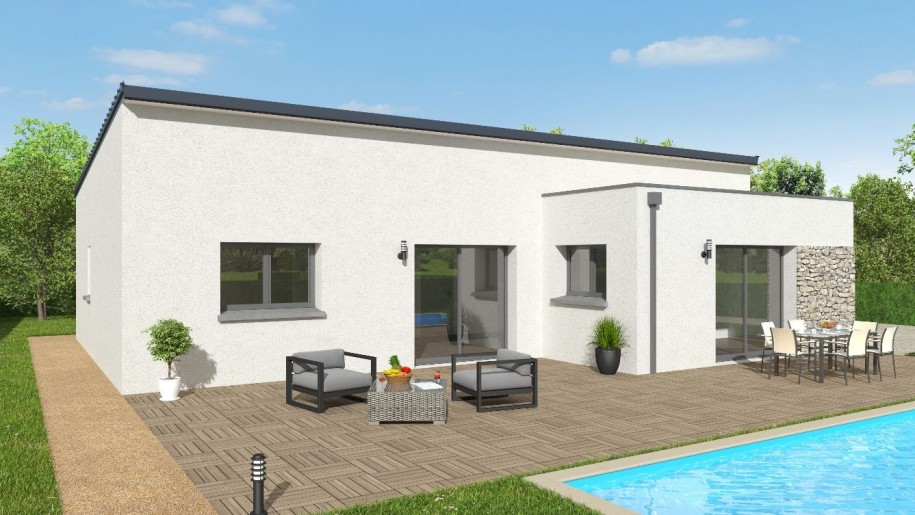 Terrain + Maison neuve de 115&nbsp;m² à Locmaria-Grand-Champ