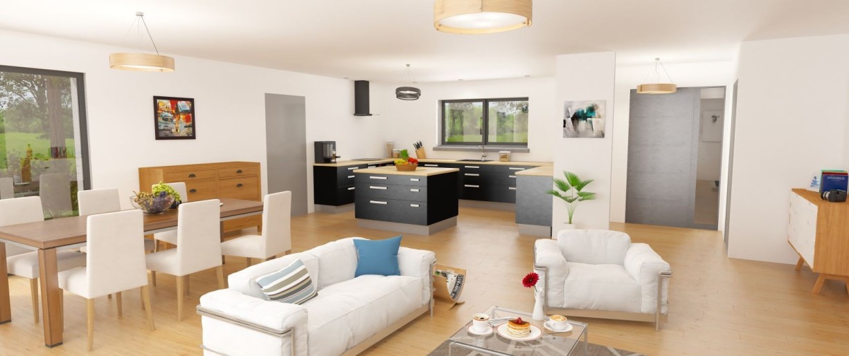 Terrain + Maison neuve de 142&nbsp;m² à Sarzeau