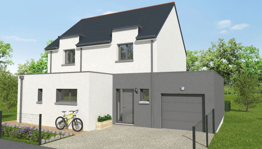Terrain + Maison neuve de 130&nbsp;m² à Quistinic
