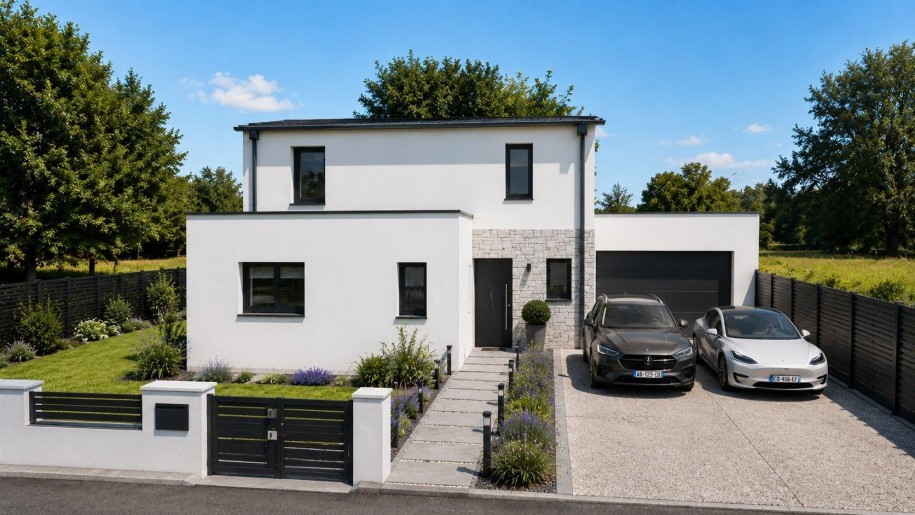 Terrain + Maison neuve de 112&nbsp;m² à Ploërmel