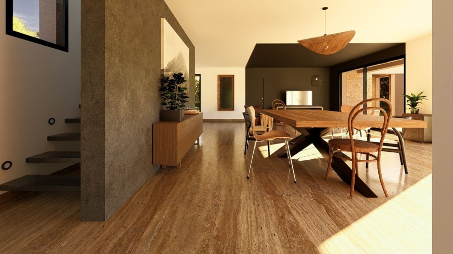 Terrain + Maison neuve de 210&nbsp;m² à Marzan