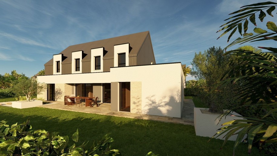 Terrain + Maison neuve de 210&nbsp;m² à Arradon