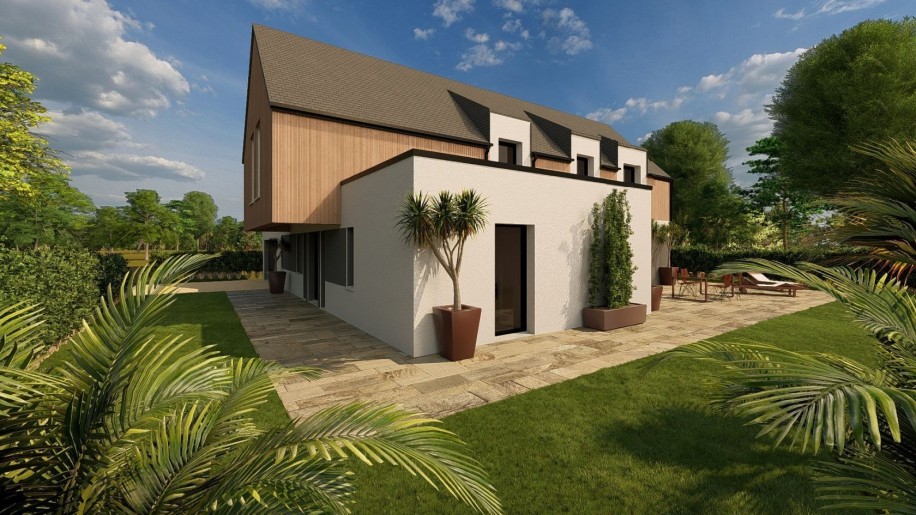 Terrain + Maison neuve de 162&nbsp;m² à Sarzeau