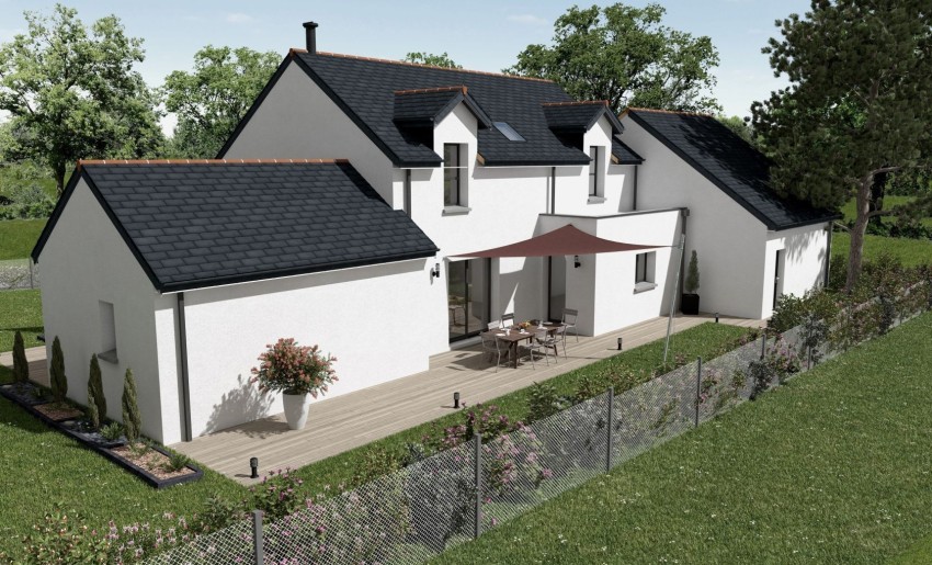 Terrain + Maison neuve de 172&nbsp;m² à Questembert
