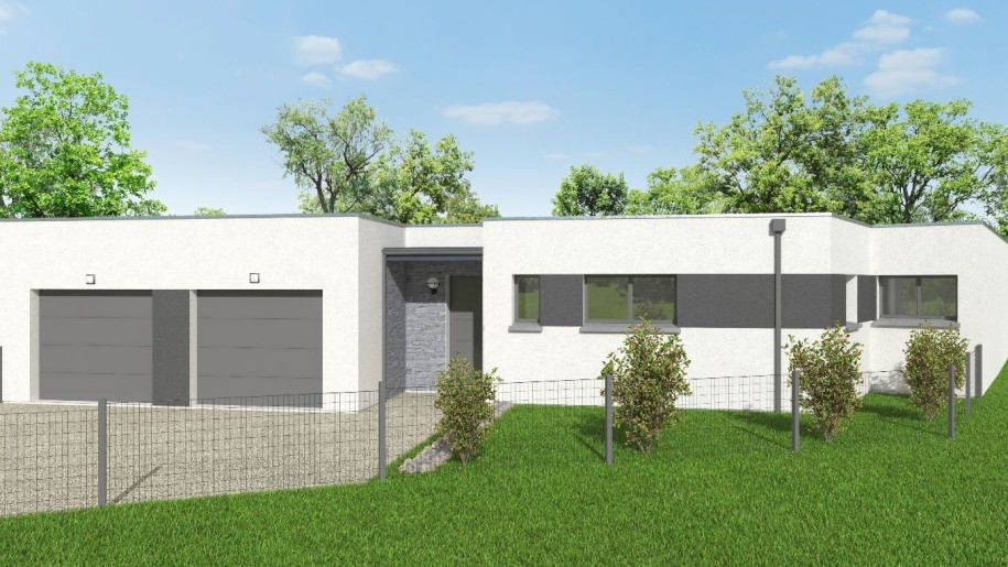 Terrain + Maison neuve de 120&nbsp;m² à Saint-Guyomard