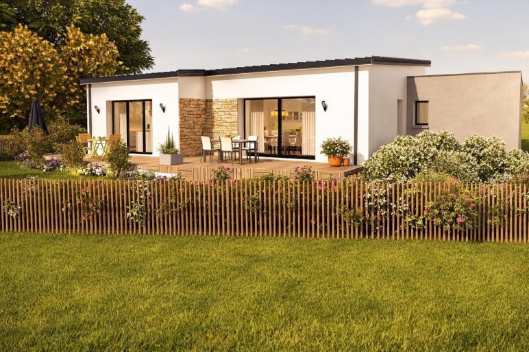 Terrain + Maison neuve de 113&nbsp;m² à Brandivy