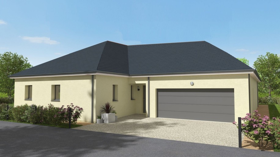 Terrain + Maison neuve de 120&nbsp;m² à Limerzel