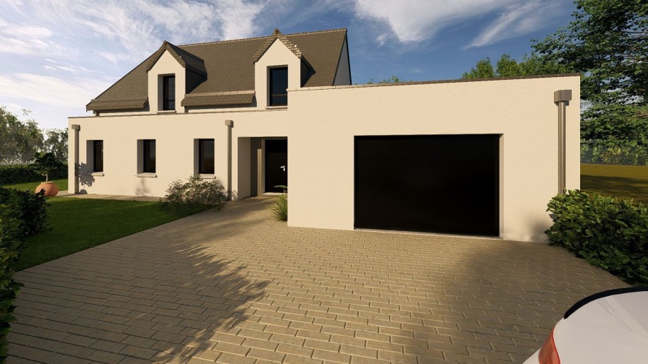 Terrain + Maison neuve de 152&nbsp;m² à Larmor-Baden