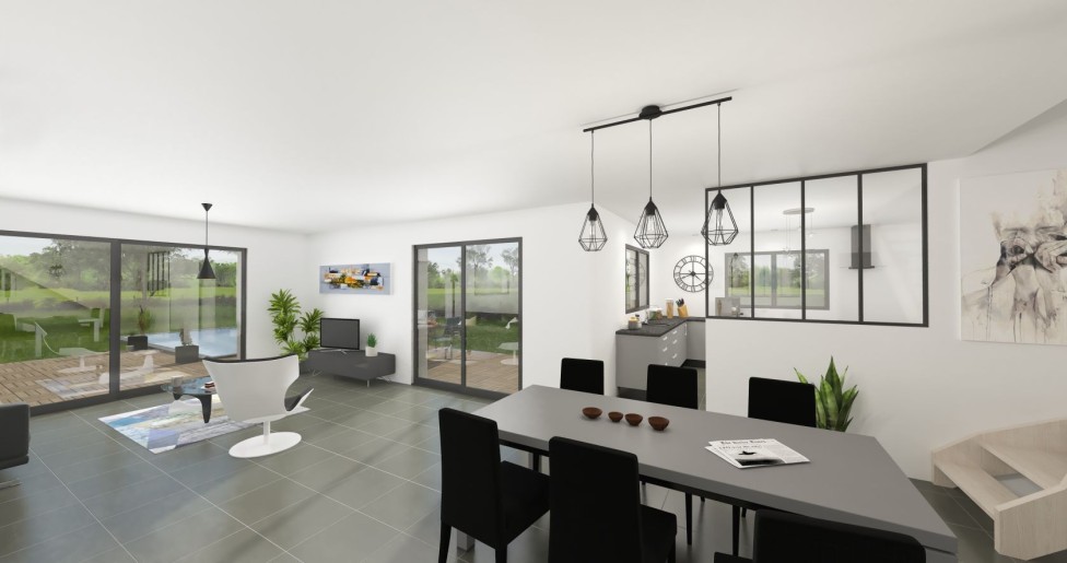 Terrain + Maison neuve de 150&nbsp;m² à Caden
