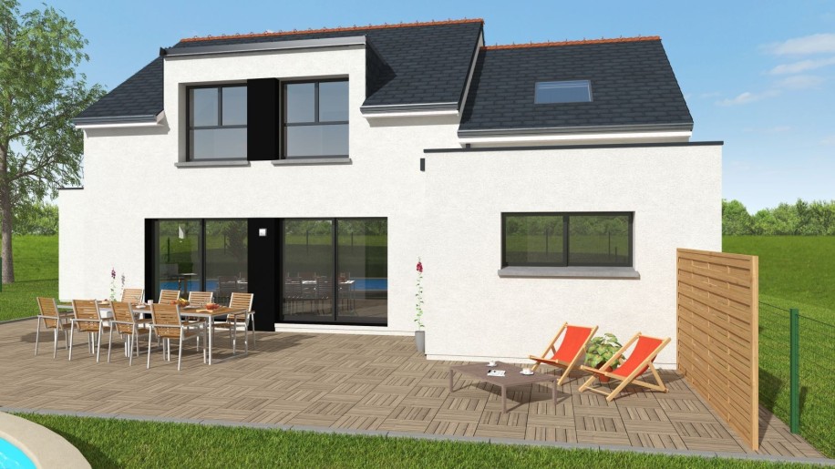 Terrain + Maison neuve de 121&nbsp;m² à Monterblanc