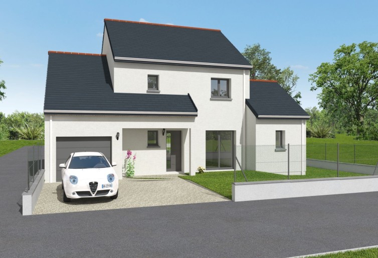 Terrain + Maison neuve de 112&nbsp;m² à Saint-Avé