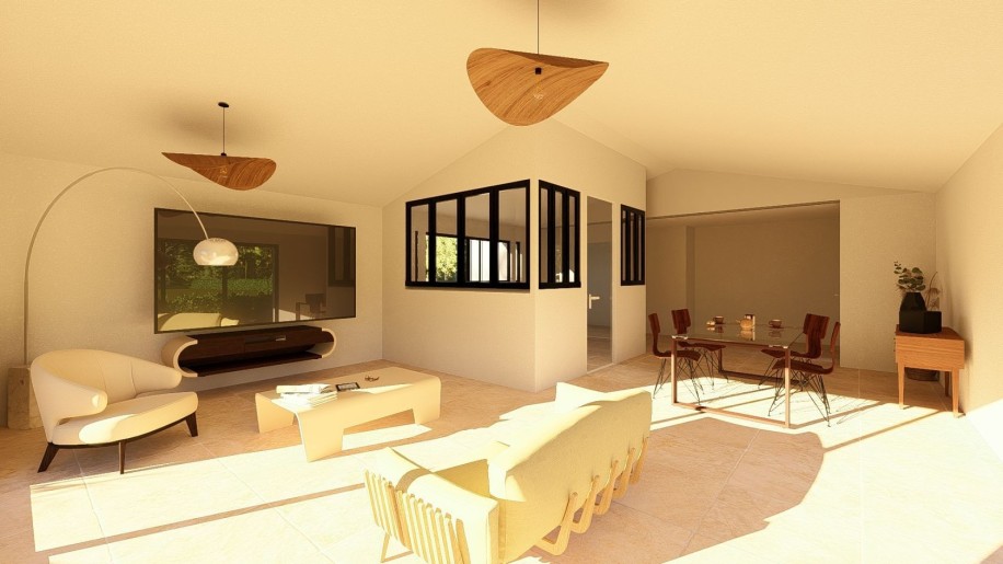 Terrain + Maison neuve de 155&nbsp;m² à Plescop