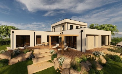 Terrain + Maison neuve de 155&nbsp;m² à Plescop