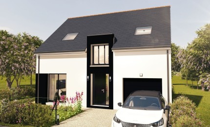 Terrain + Maison neuve de 102&nbsp;m² à Plougoumelen