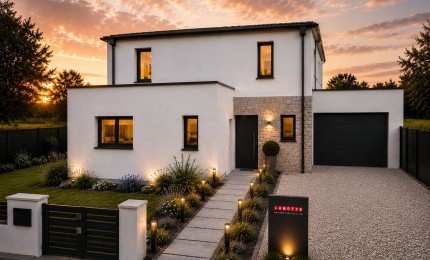 Terrain + Maison neuve de 112&nbsp;m² à Marzan
