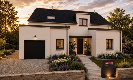 Terrain + Maison neuve de 128&nbsp;m² à Plougoumelen