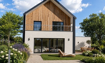 Terrain + Maison neuve de 135&nbsp;m² à Férel