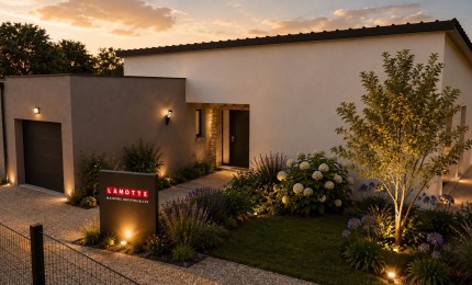 Terrain + Maison neuve de 113&nbsp;m² à Locoal-Mendon