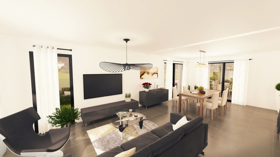 Terrain + Maison neuve de 102&nbsp;m² à Plumergat