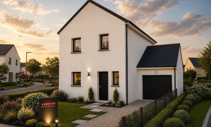 Terrain + Maison neuve de 85&nbsp;m² à Vannes