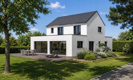Terrain + Maison neuve de 128&nbsp;m² à Monterblanc