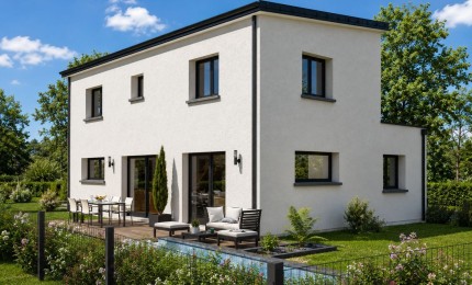 Terrain + Maison neuve de 131&nbsp;m² à Pontivy