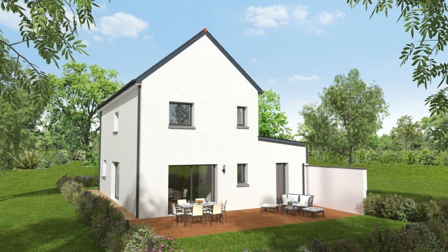 Terrain + Maison neuve de 117&nbsp;m² à Plumergat