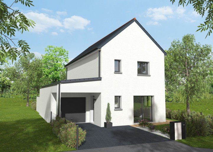 Terrain + Maison neuve de 117&nbsp;m² à Monterblanc