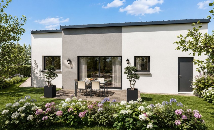 Terrain + Maison neuve de 92&nbsp;m² à Ploeren