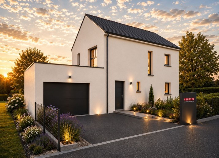 Terrain + Maison neuve de 125&nbsp;m² à Plumergat