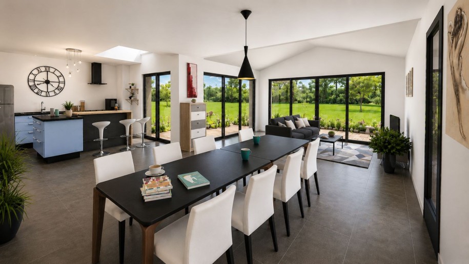 Terrain + Maison neuve de 125&nbsp;m² à Plumergat
