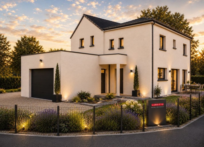 Terrain + Maison neuve de 131&nbsp;m² à Grand-Champ
