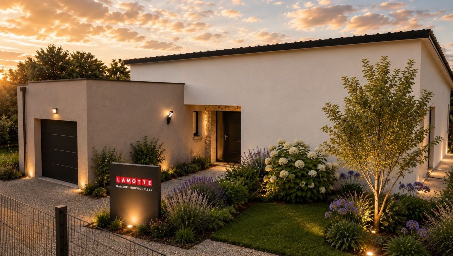 Terrain + Maison neuve de 113&nbsp;m² à Pluneret