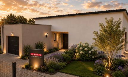 Terrain + Maison neuve de 113&nbsp;m² à Pluneret