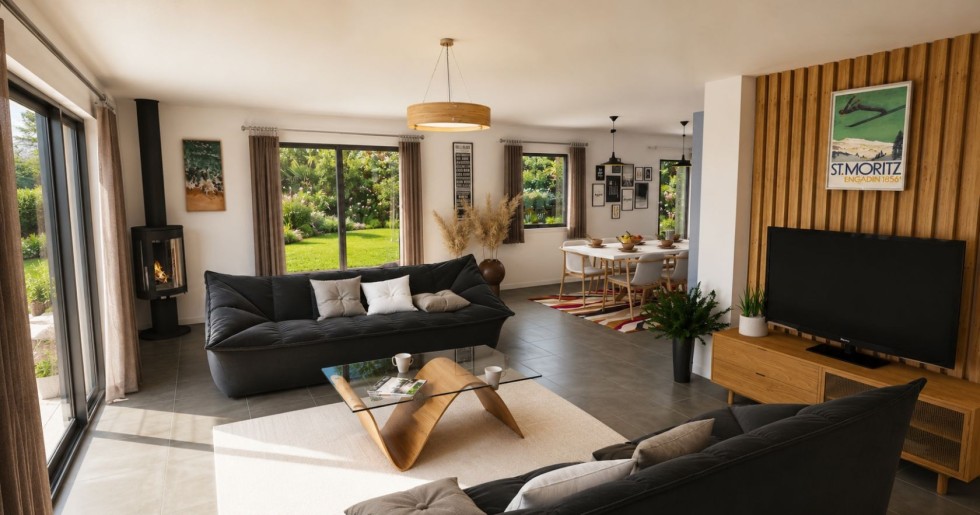 Terrain + Maison neuve de 146&nbsp;m² à Sainte-Anne-d'Auray