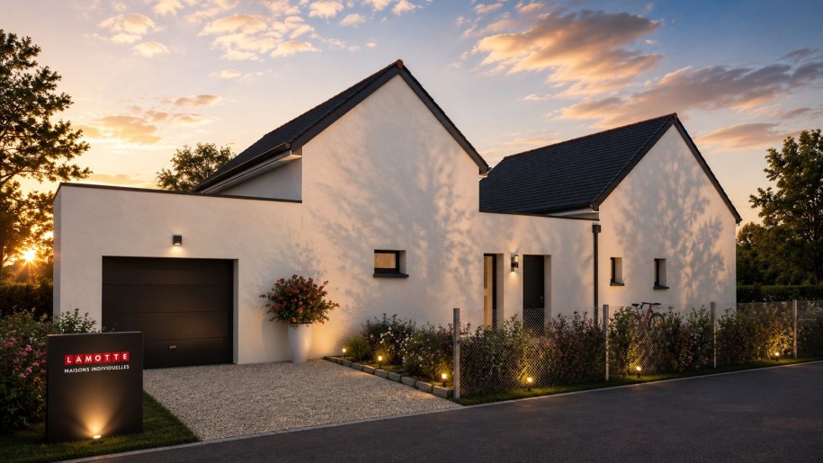 Terrain + Maison neuve de 101&nbsp;m² à Pontivy