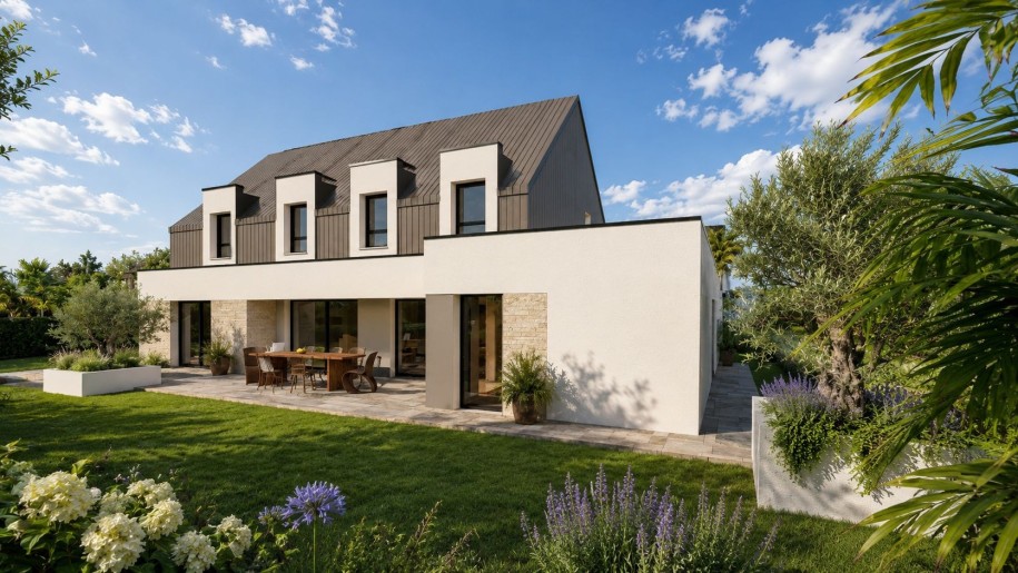 Terrain + Maison neuve de 210&nbsp;m² à Baden