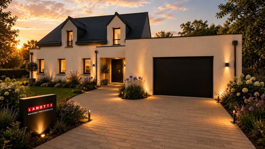 Terrain + Maison neuve de 152&nbsp;m² à Crach