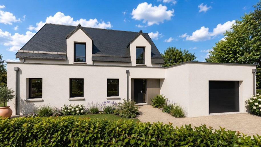 Terrain + Maison neuve de 152&nbsp;m² à Crach